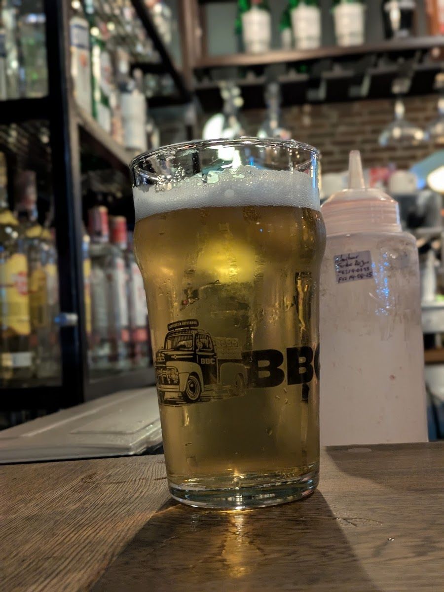 Bogota Beer Company cocktail at the bar