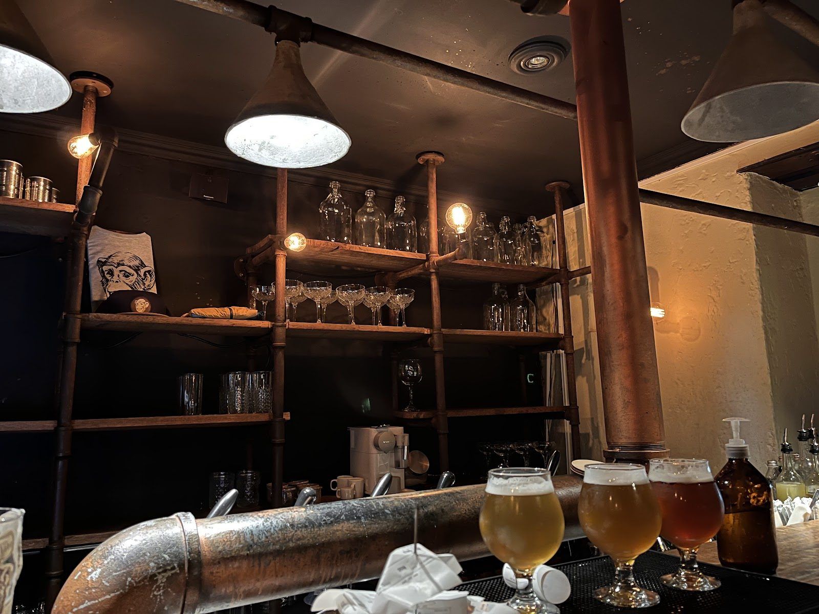 El Mono Bandido Bogota bar interior