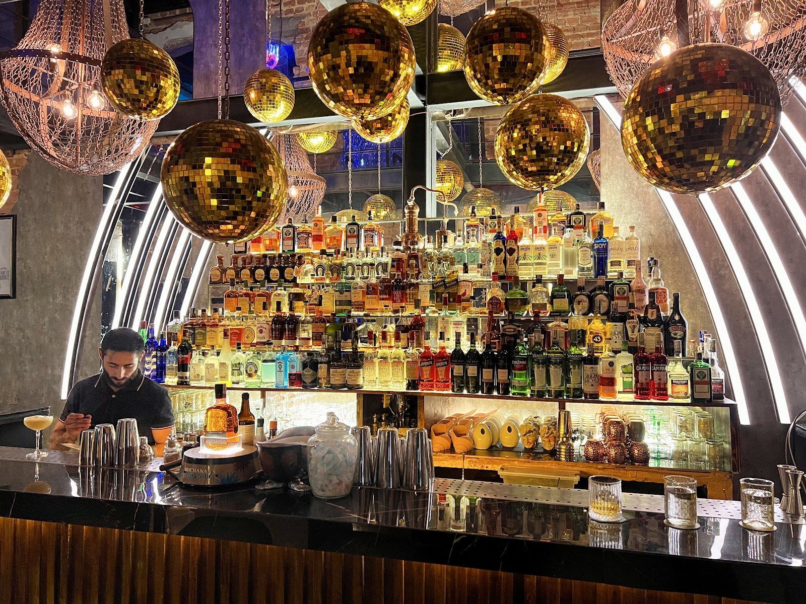 The Armory Cocktail Bar Bogota bar interior
