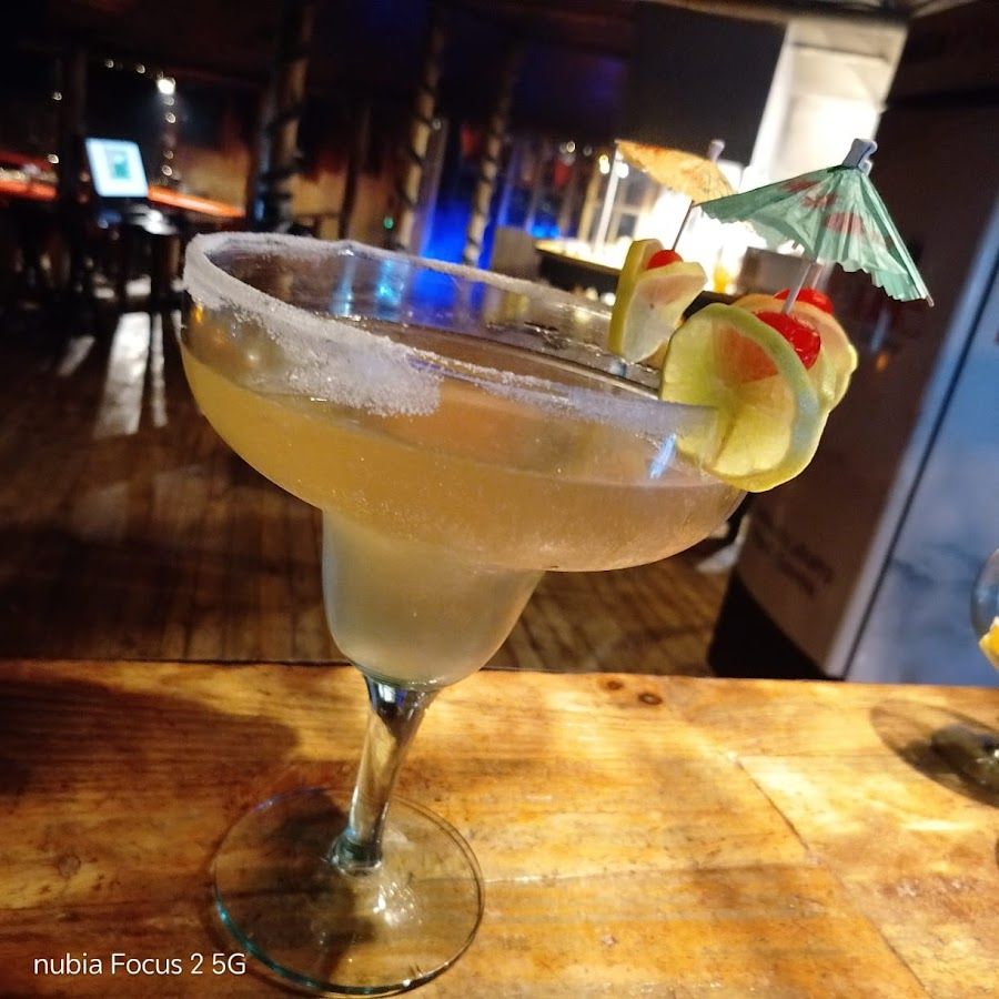 Paloma Bar cocktail at the bar