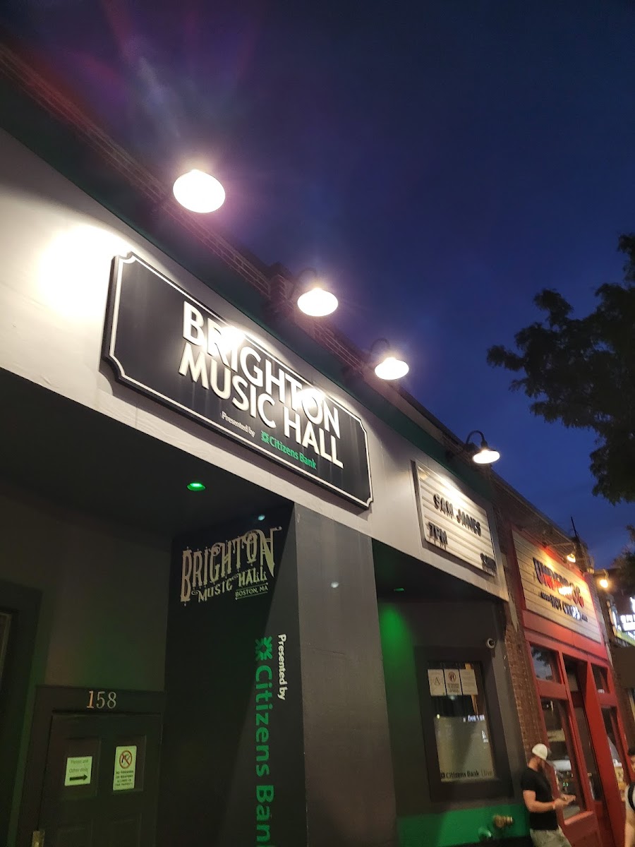 Brighton Music Hall, Boston