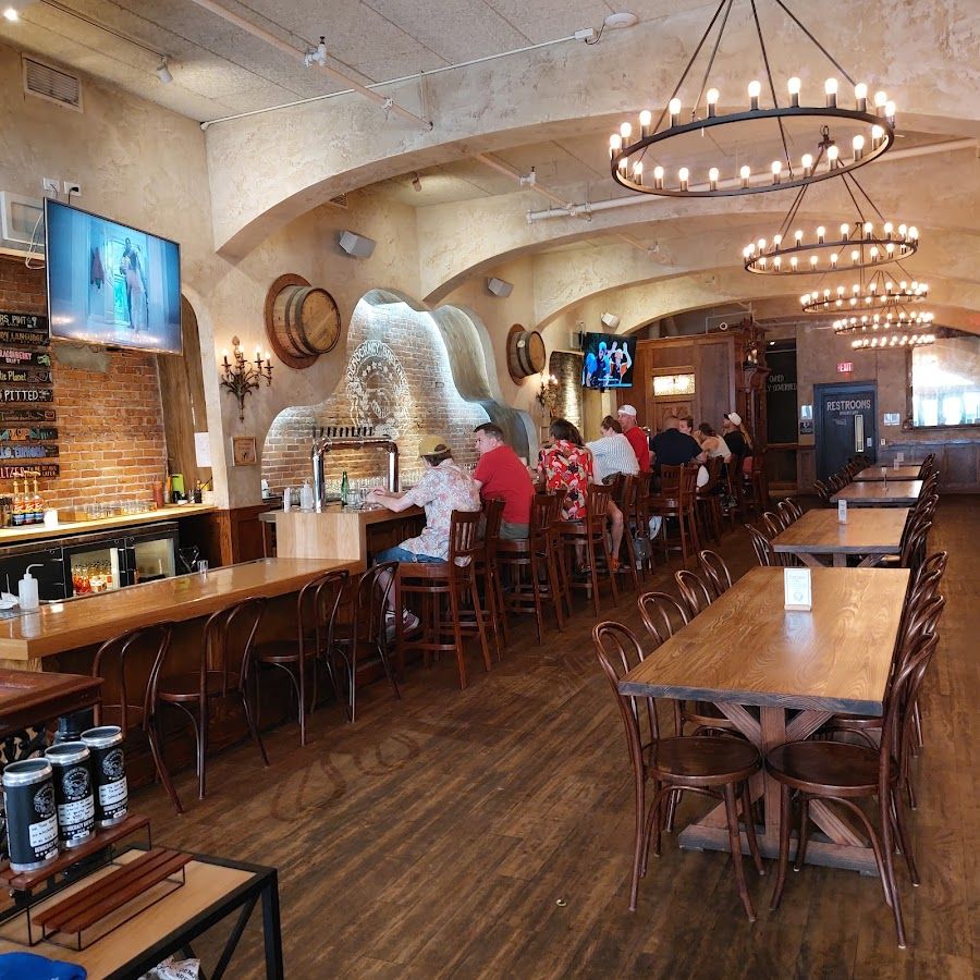 Democracy Brewing cocktail at the bar
