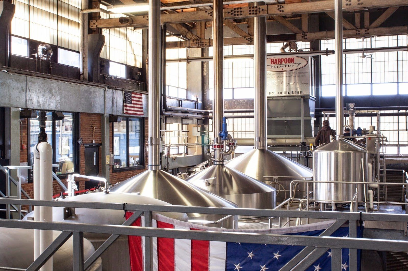 Harpoon Brewery Boston bar interior