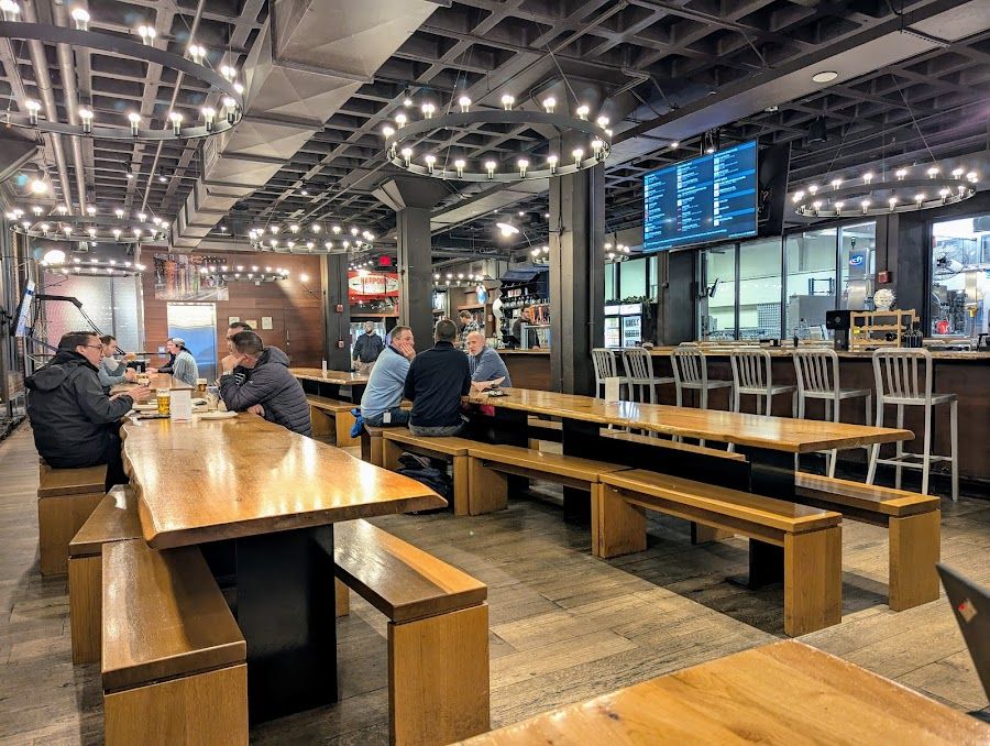 Harpoon Brewery Boston interior