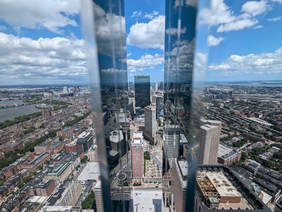 View Boston Observation Deck Bar Boston interior