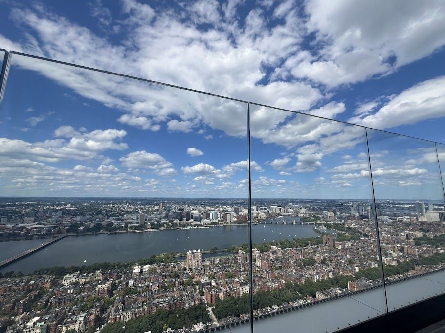 View Boston Observation Deck Bar cocktail at the bar