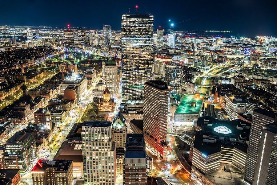 View Boston Observation Deck Bar Back Bay atmosphere