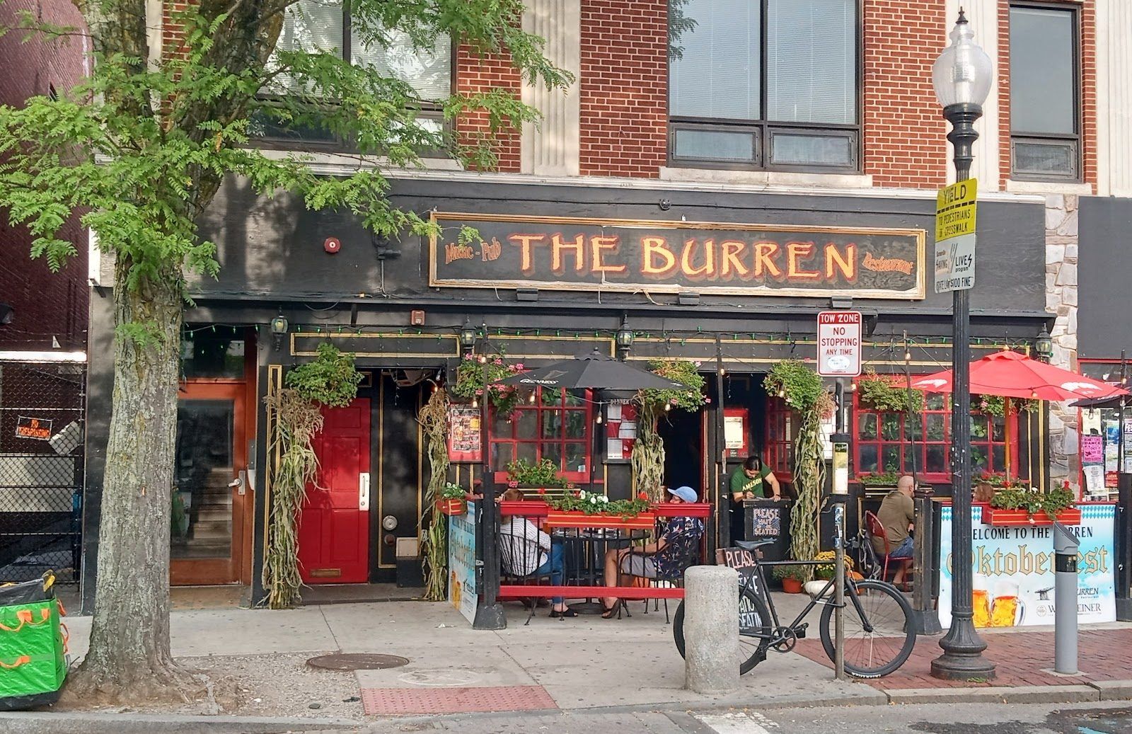 The Burren Boston bar interior