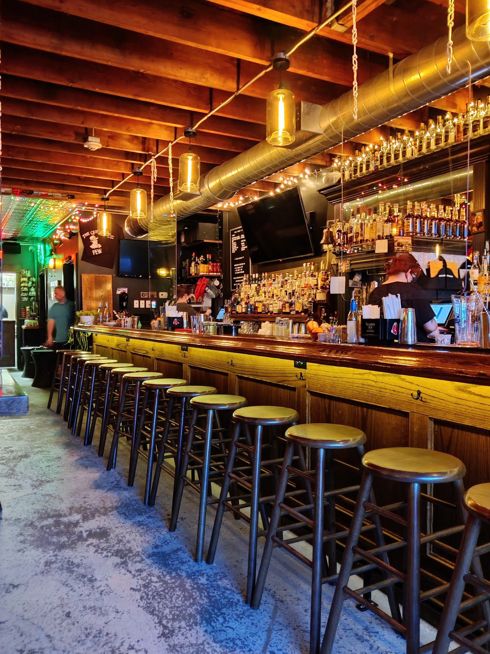 The Quiet Few Boston bar interior