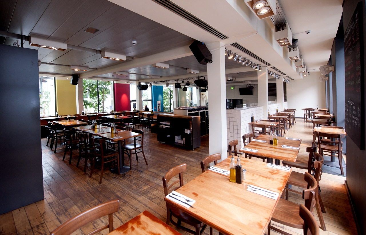 Cafe Bota Brussels bar interior