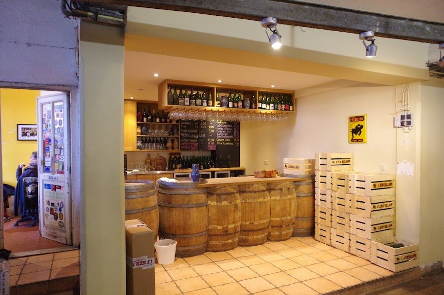 Cantillon Brewery cocktail at the bar