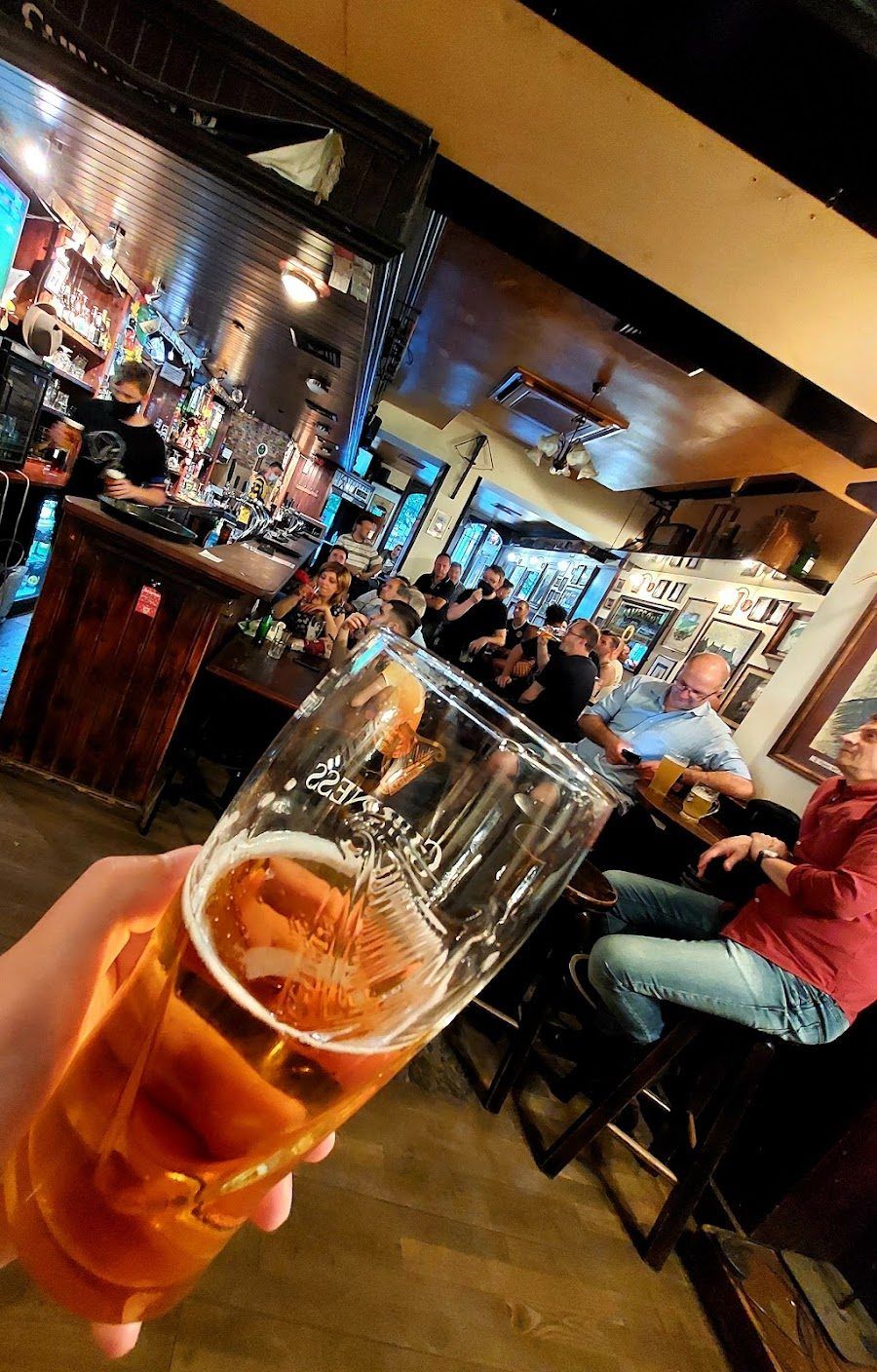 James Joyce Pub Brussels interior