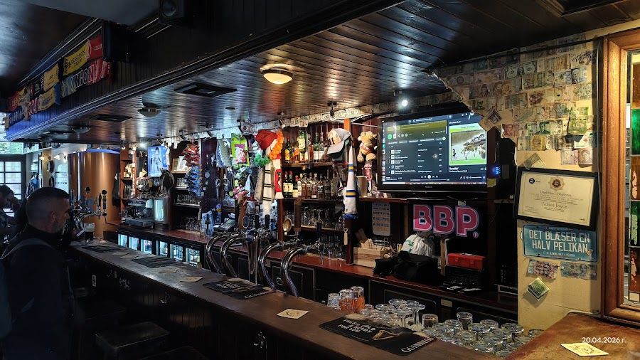 James Joyce Pub bar service