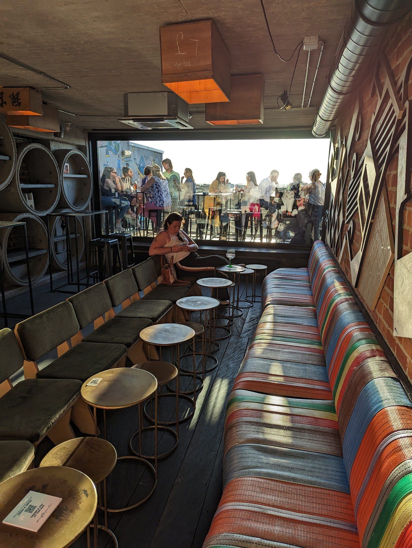 The Jam Hotel Rooftop Brussels bar interior