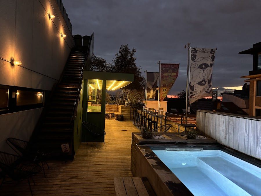 The Jam Hotel Rooftop cocktail at the bar
