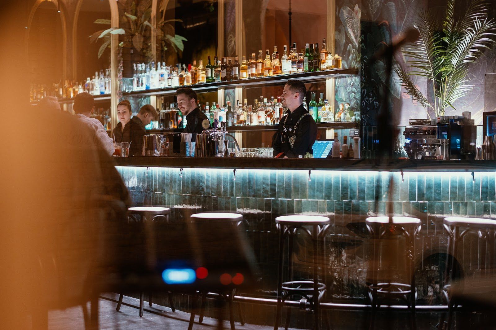 Mozaik Cocktail Bar Budapest bar interior