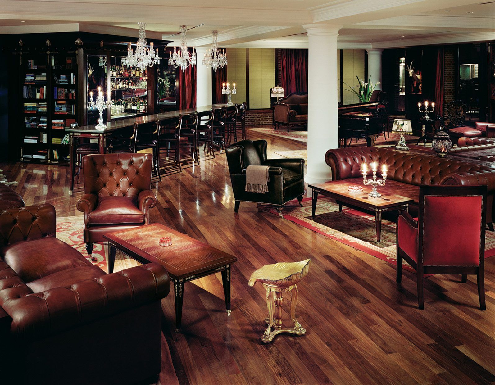 Faena Library Bar Buenos Aires bar interior