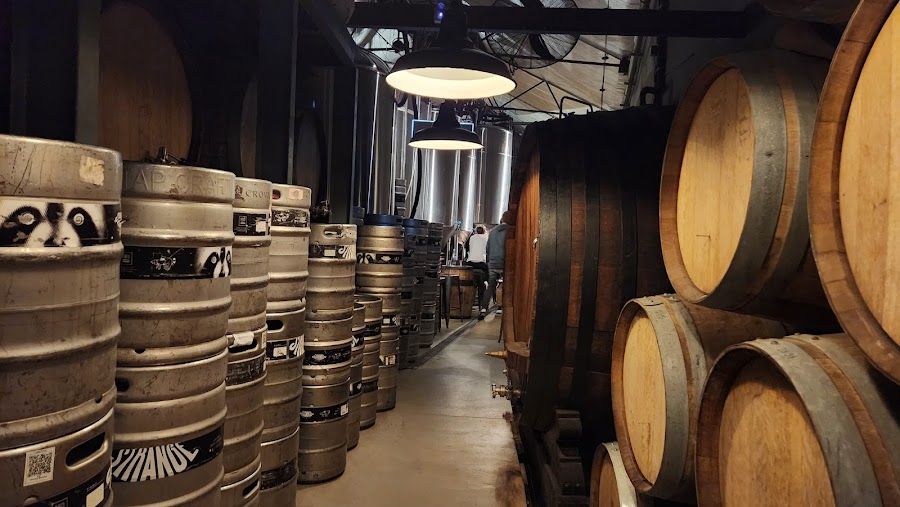 Strange Brewing Co Tap Room bar service