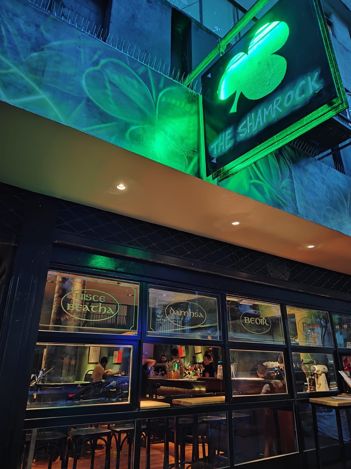 The Shamrock Irish Pub Buenos Aires bar interior
