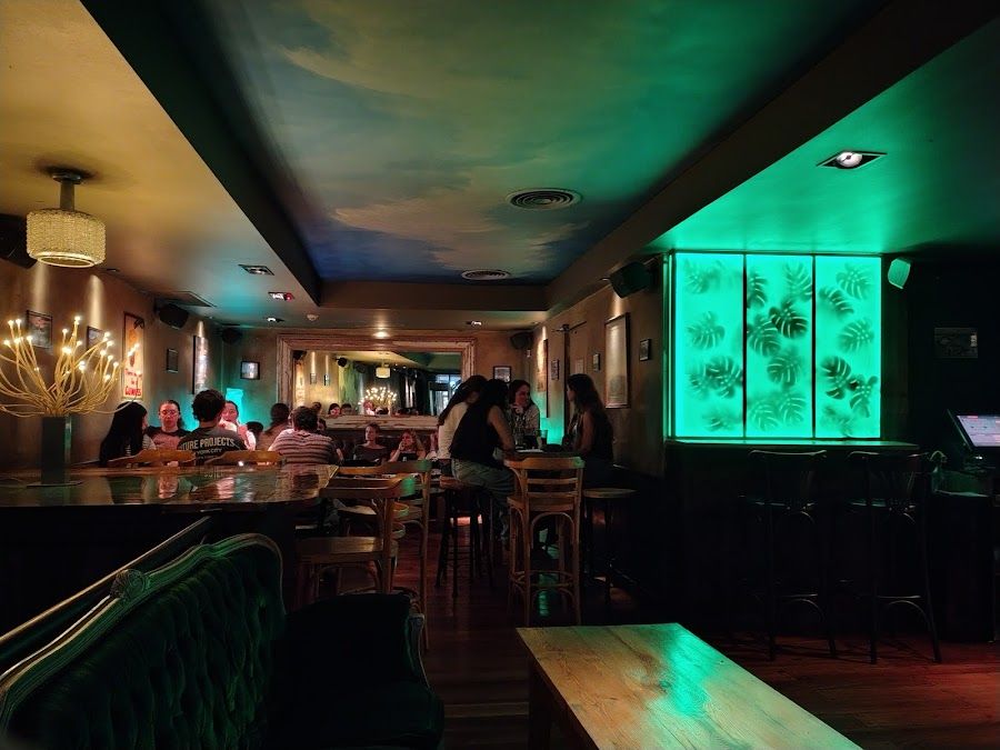 The Shamrock Irish Pub cocktail at the bar