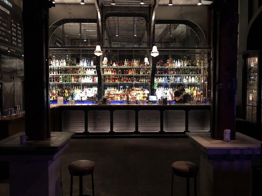 Uptown Bar cocktail at the bar