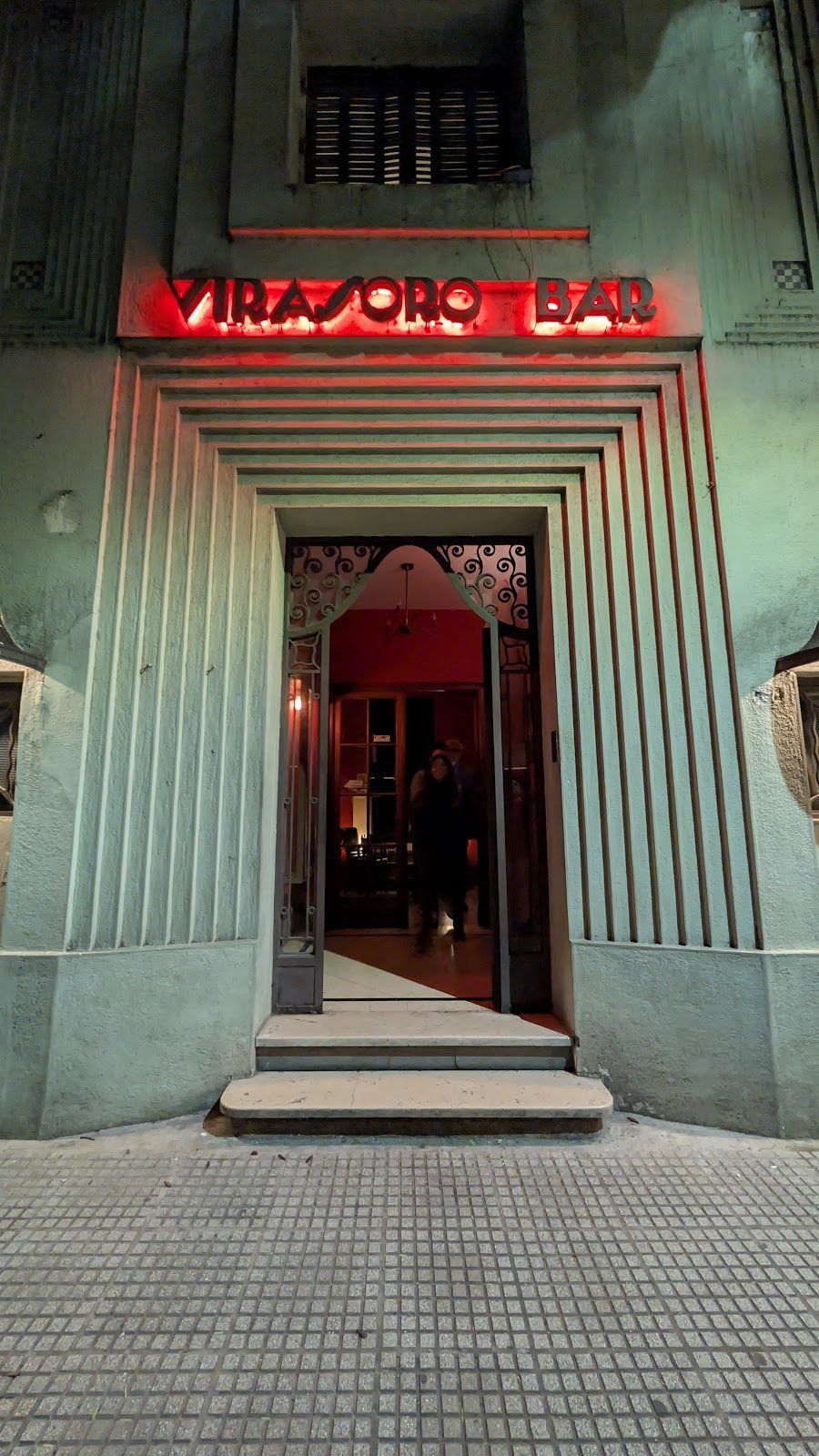 Virasoro Bar cocktail at the bar