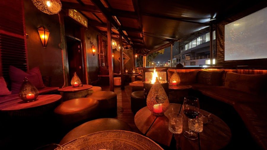 Asoka cocktail at the bar