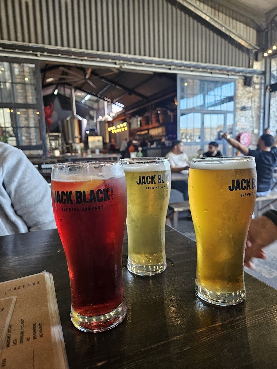 Jack Black's Brewing Tap Room cocktail at the bar