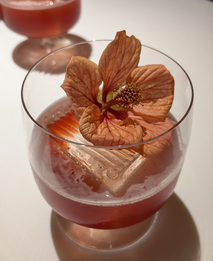 La Colombe Bar cocktail at the bar