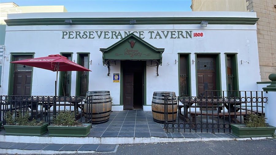 Perseverance Tavern cocktail at the bar