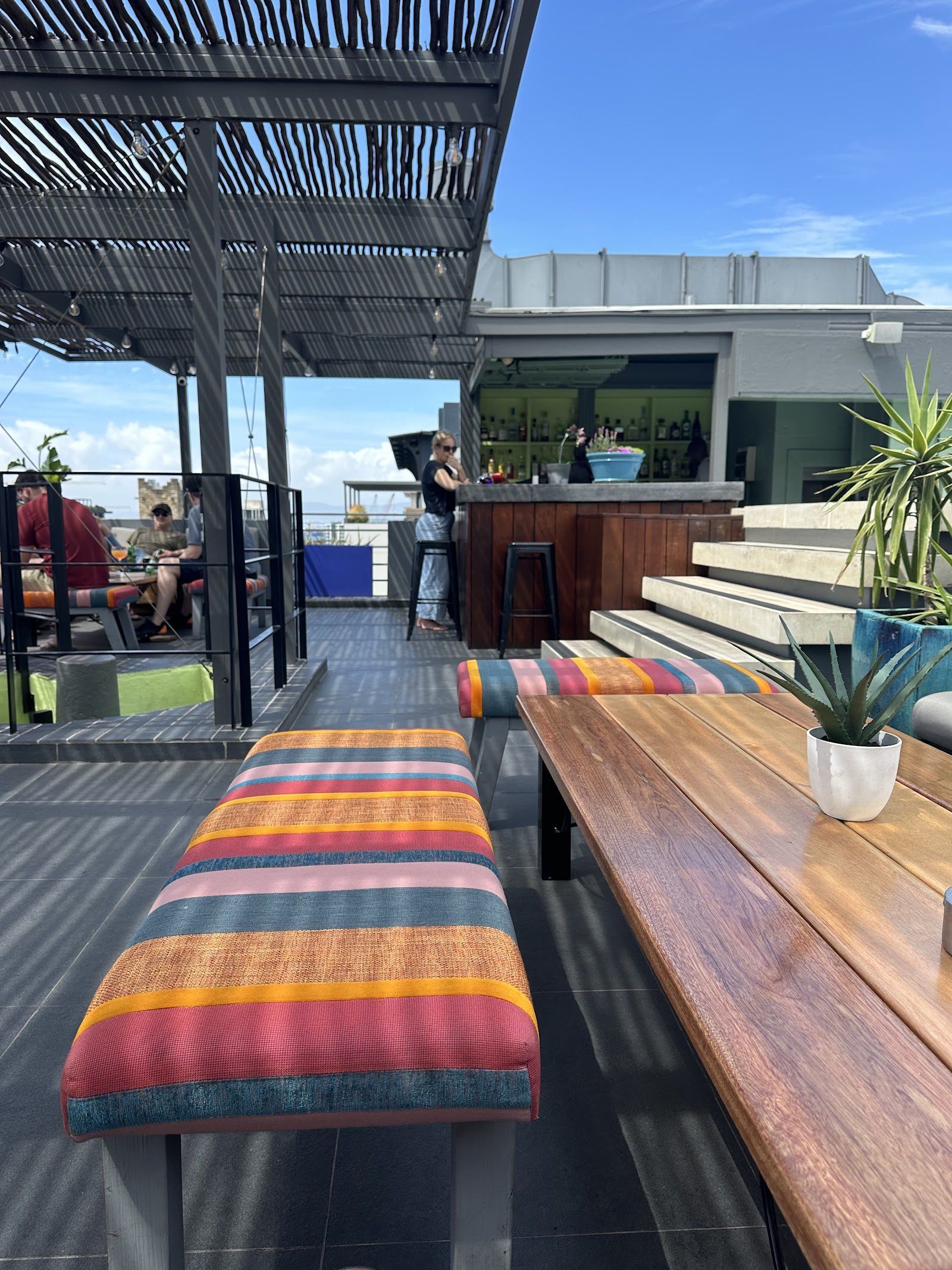 Rosary Rooftop Bar Cape Town bar interior