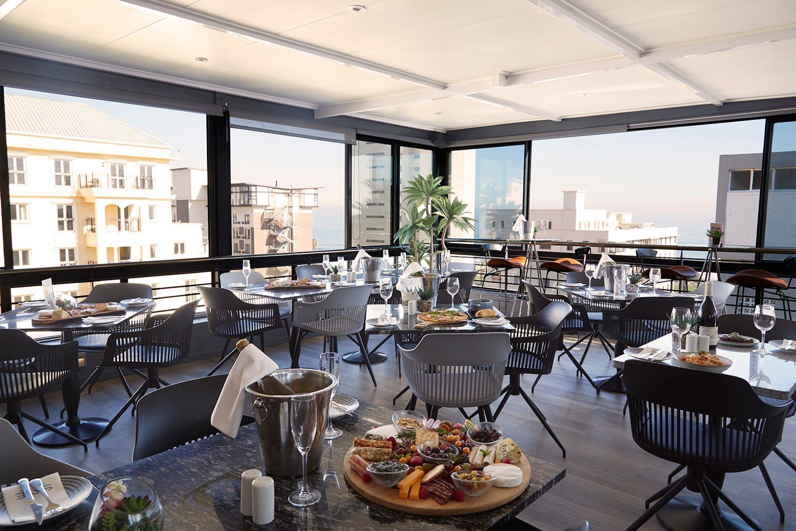 The Pink Flamingo Rooftop Cape Town bar interior