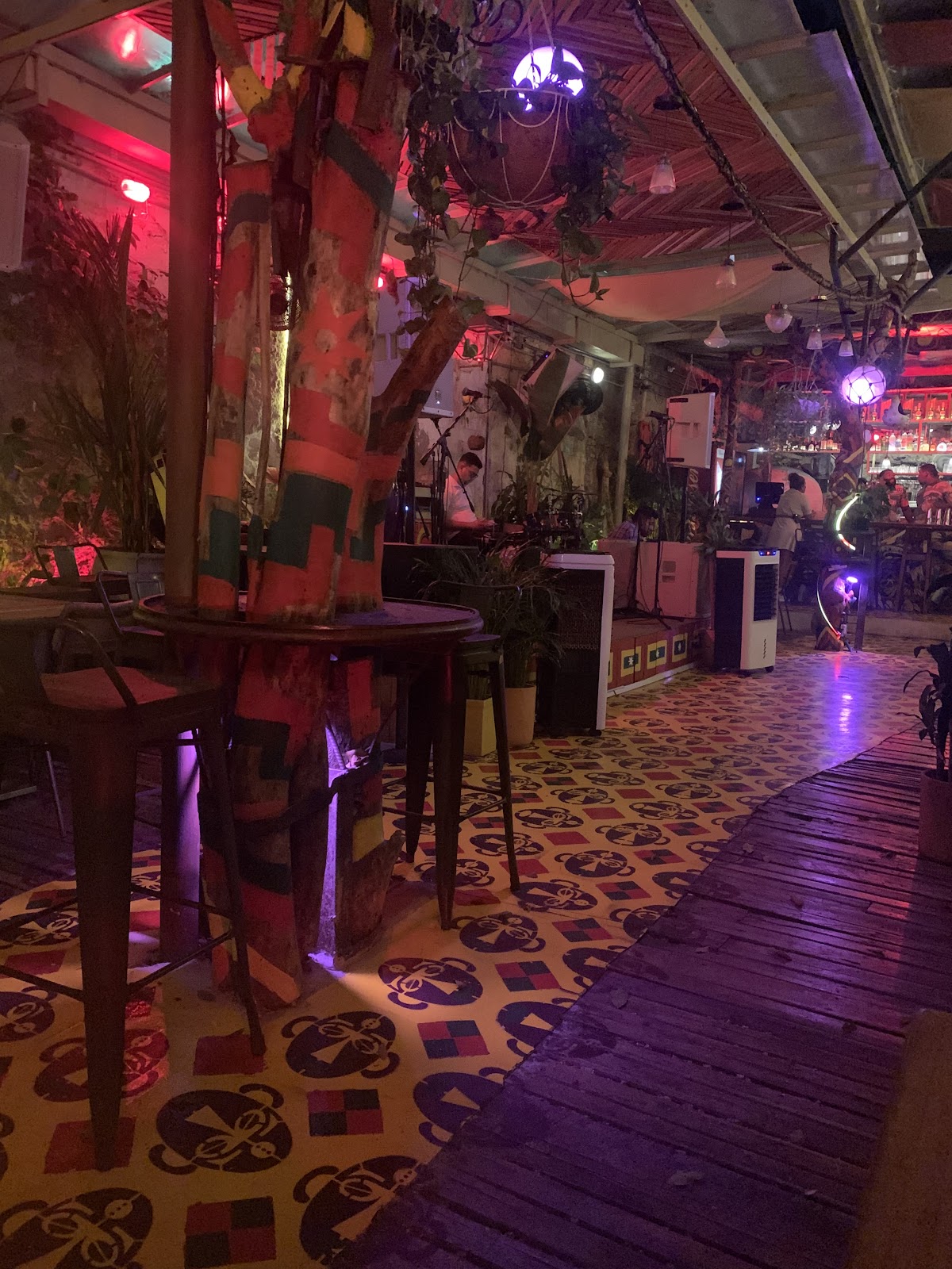 Bazurto Social Club Cartagena bar interior