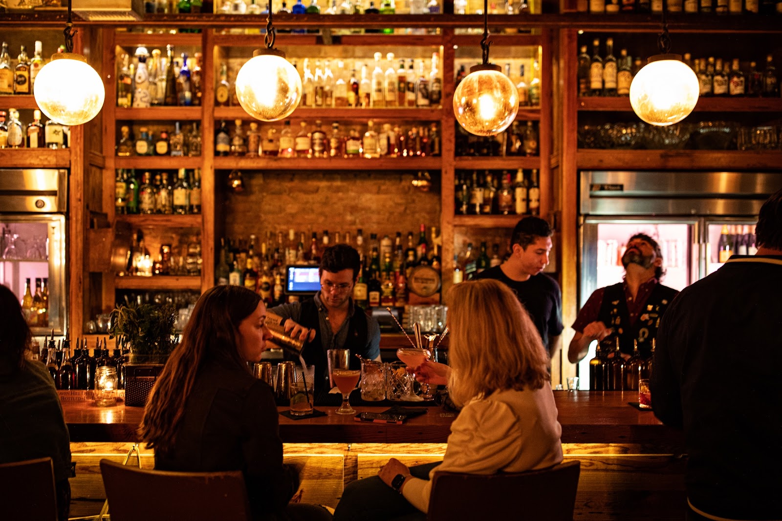 The Cocktail Club Charleston bar interior