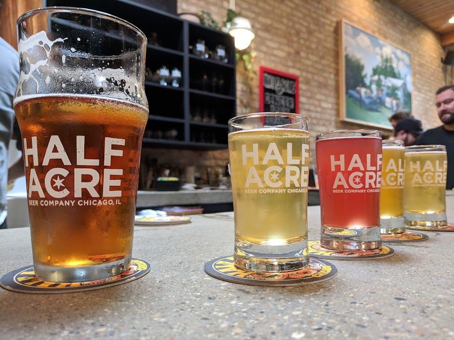Half Acre Beer Company Chicago interior