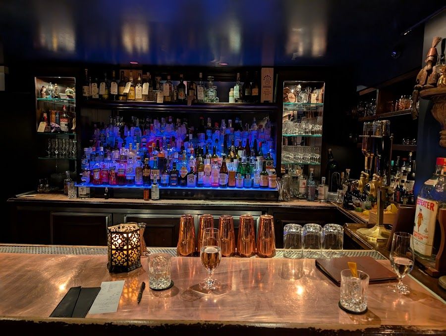 The Office cocktail at the bar