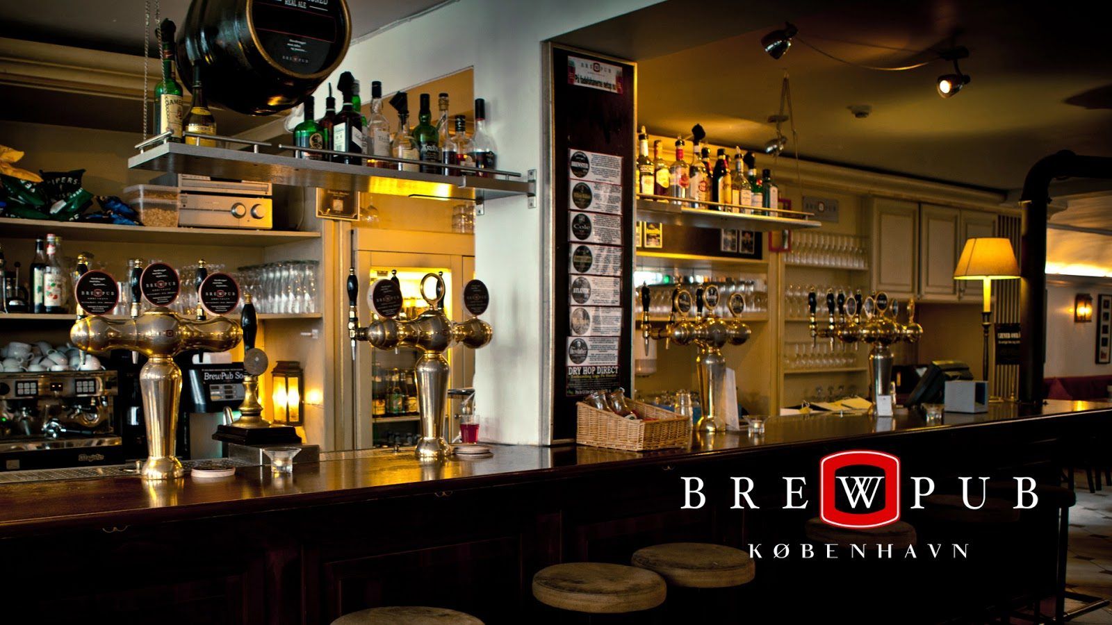 BrewPub Kobenhavn Copenhagen bar interior