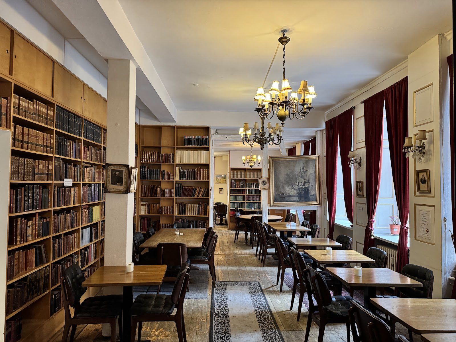 Paludan Bog & Cafe Copenhagen bar interior