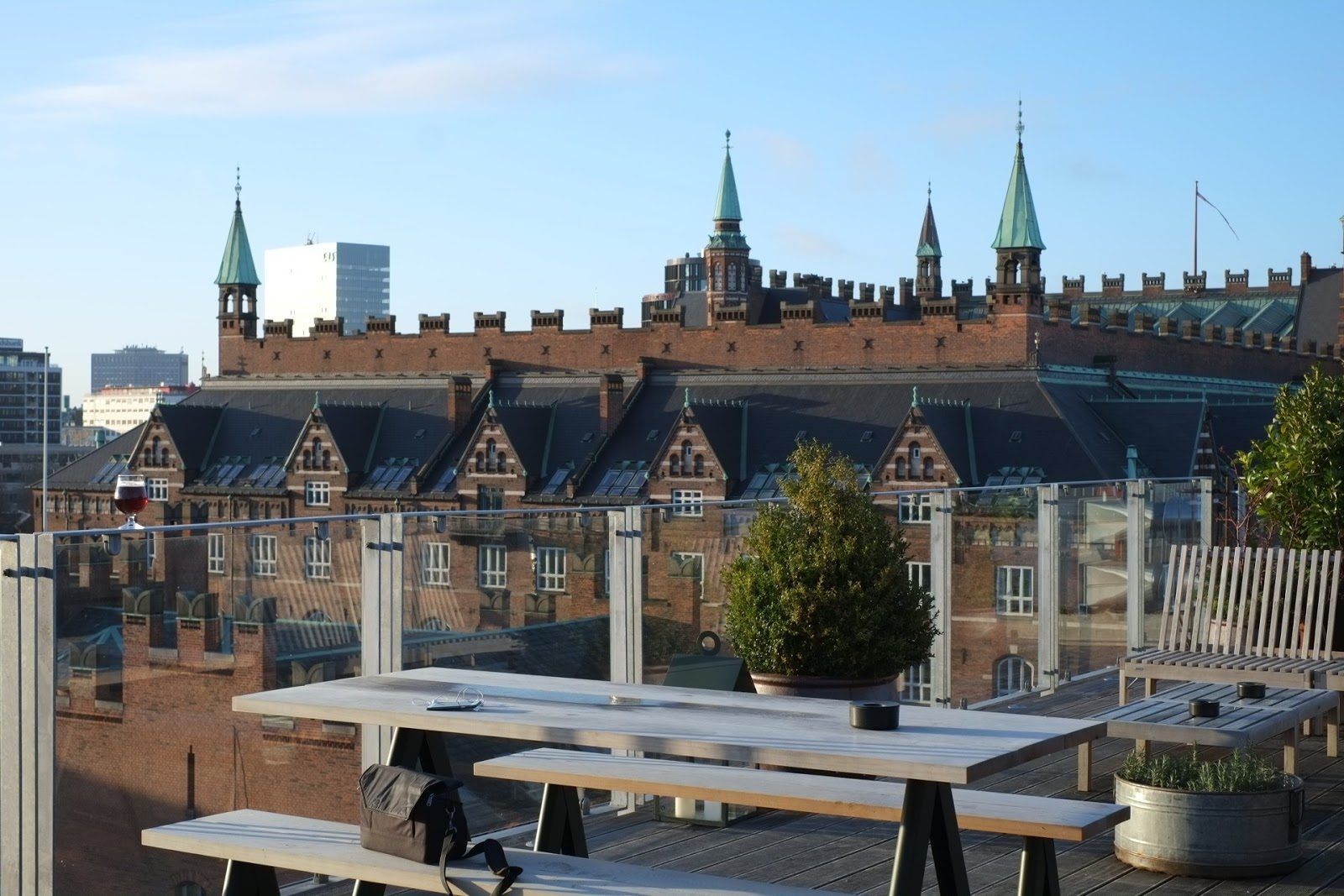 Ved Kanten Rooftop Copenhagen bar interior