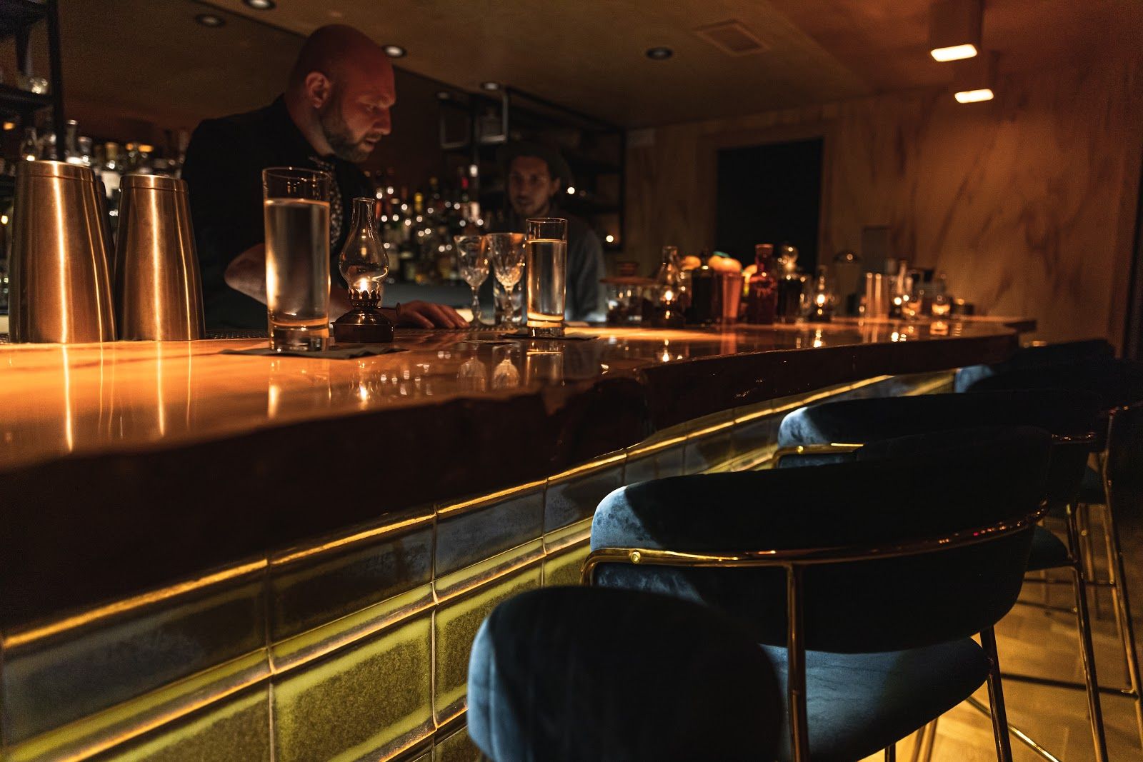 Second Floor at Whitehall Exchange Dallas bar interior