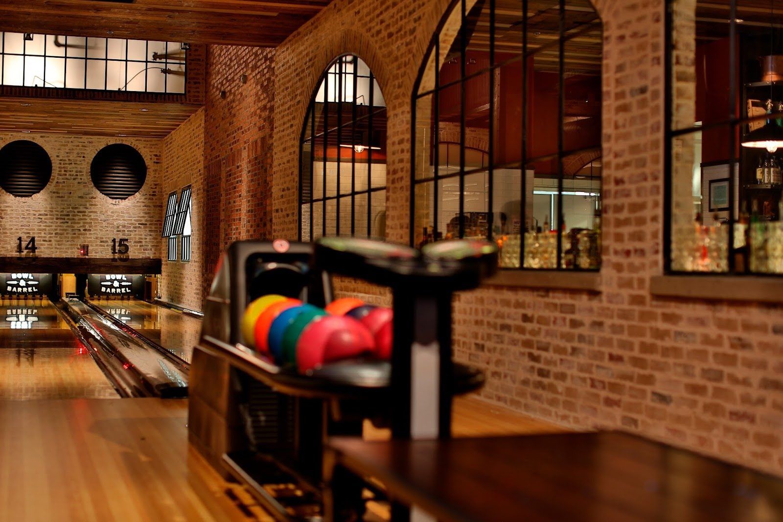Bowl & Barrel Dallas bar interior