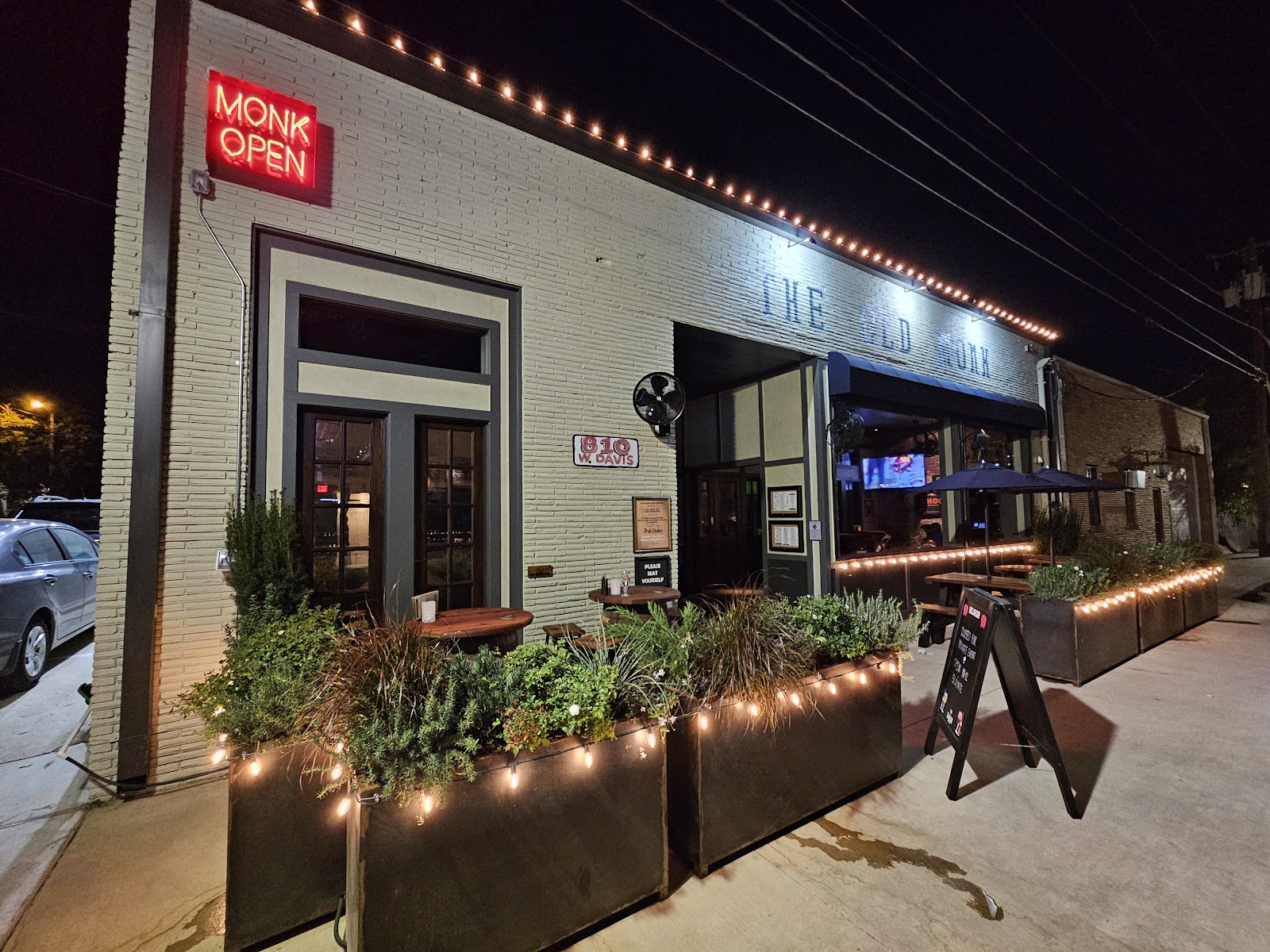 Monk's Wine and Coffee Bar Dallas bar interior