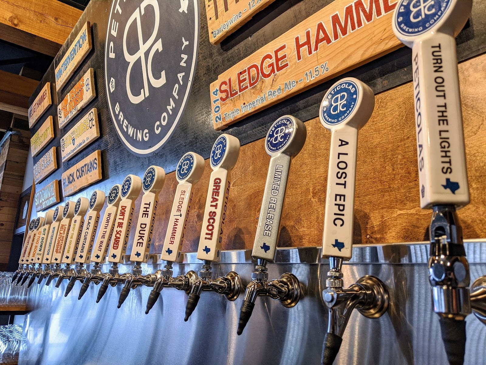 Peticolas Brewing Company taproom, Dallas Design District