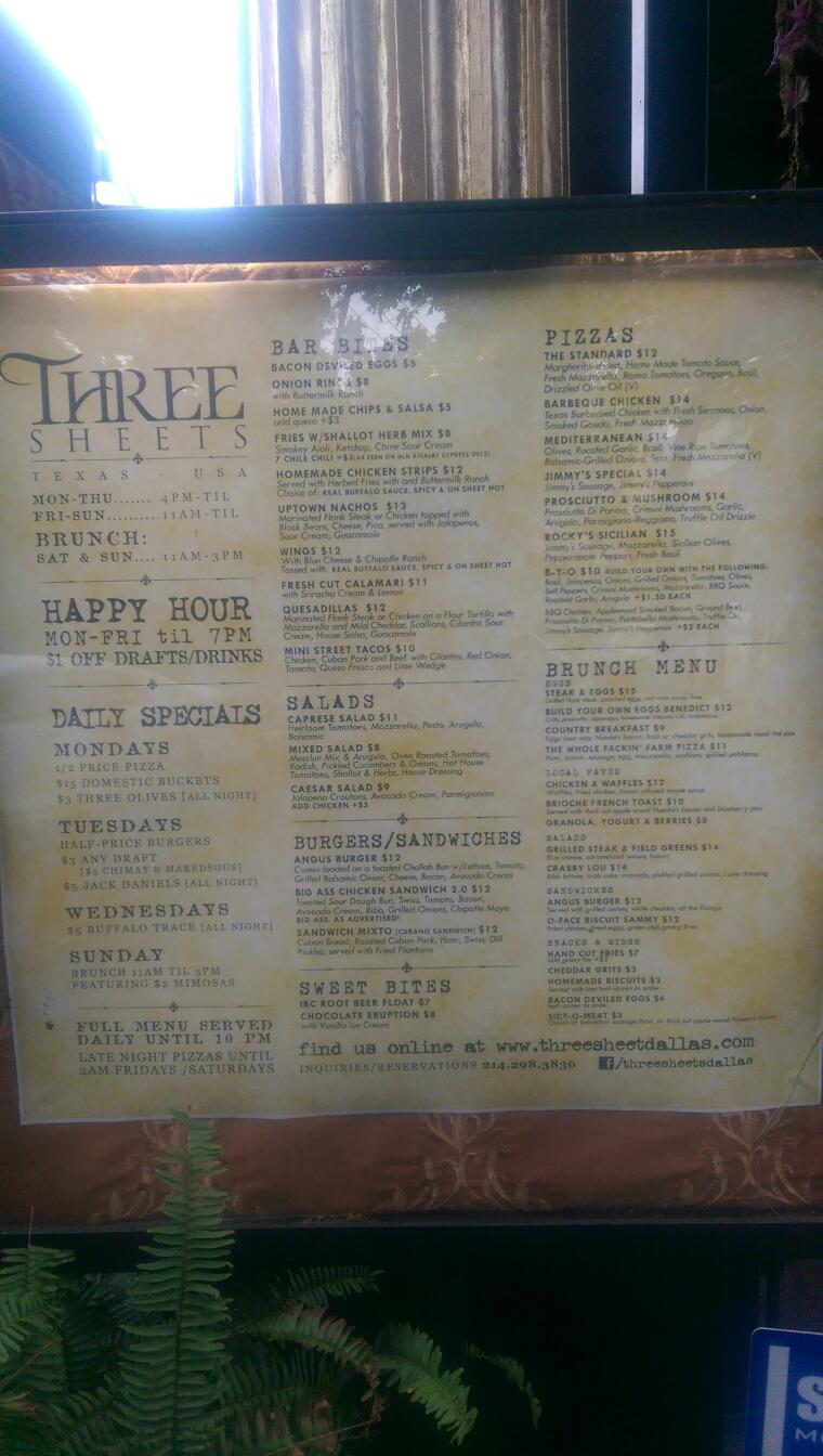 Three Sheets Saloon, Dallas