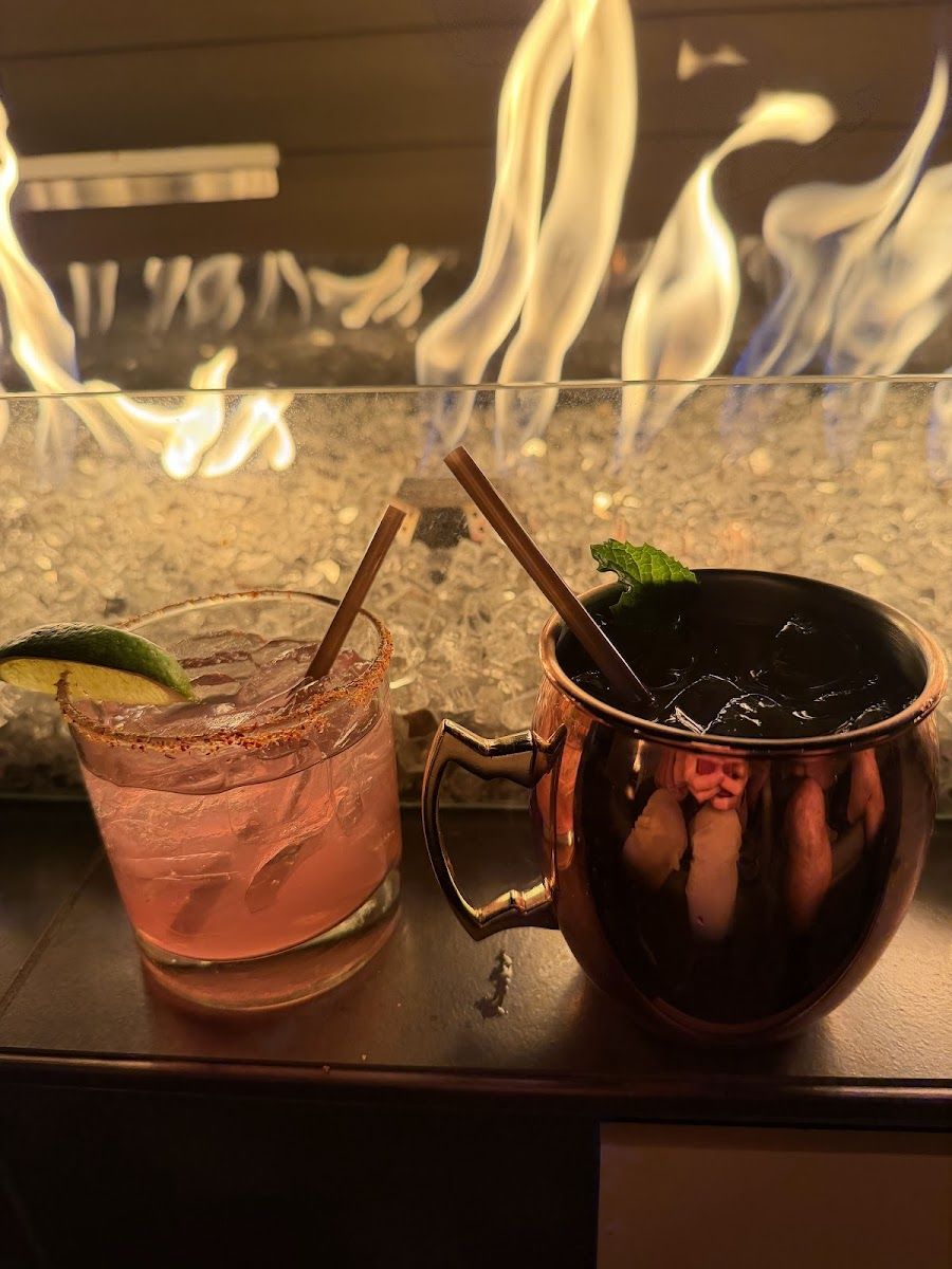 Volaire Rooftop cocktail at the bar