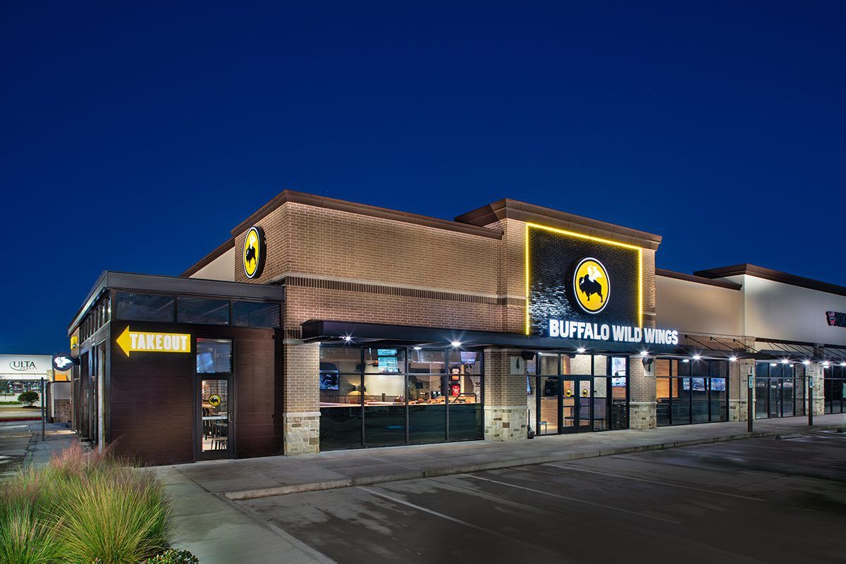 Buffalo Wild Wings Downtown Denver bar interior