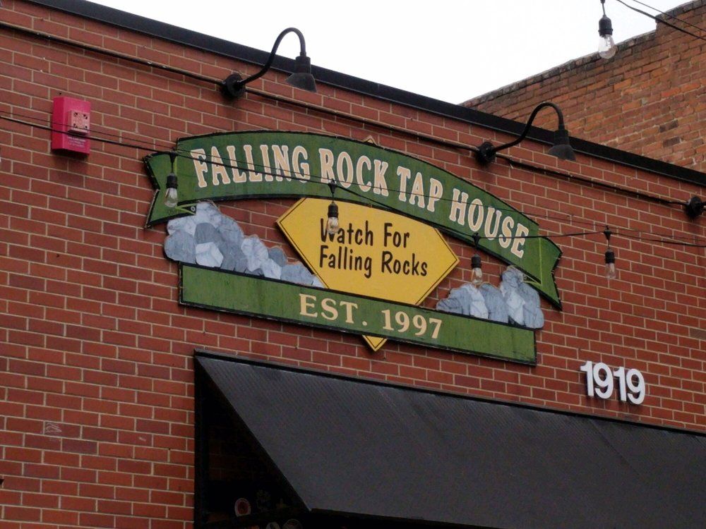 Falling Rock Tap House Denver bar interior