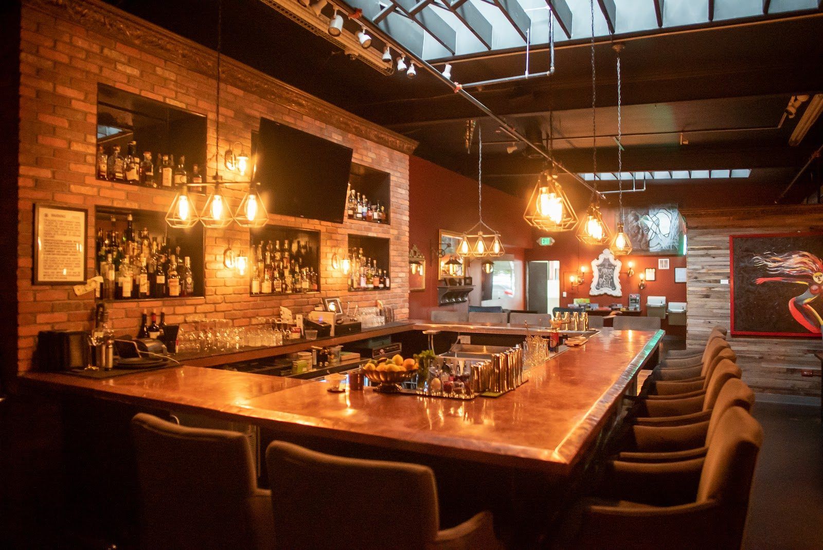 Millers & Rossi Denver bar interior