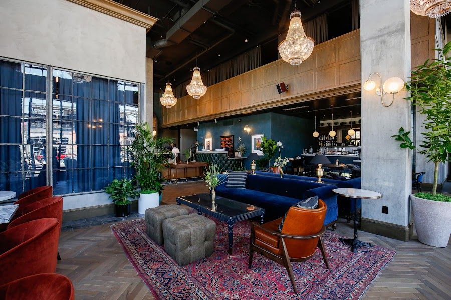 The Garden Bar at Ramble Hotel RiNo atmosphere