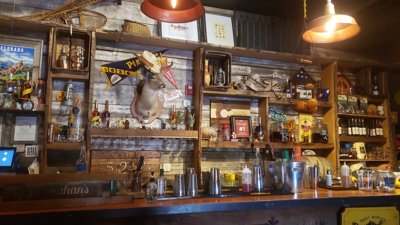 Stranahan's Distillery Bar Denver bar interior